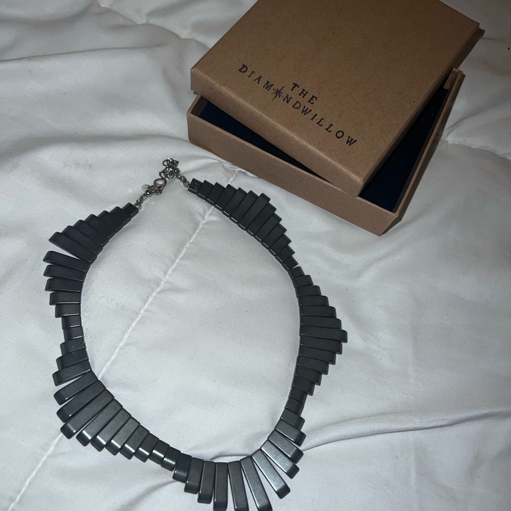 Hematite collar